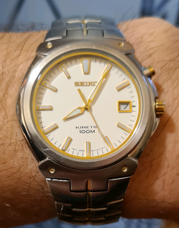 seiko 100m kinetic